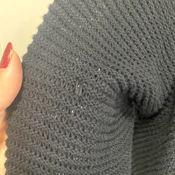 Isabellas Closet Soft Fuzzy Knit Goth Emo Grunge Cardigan - Picture 11 of 12